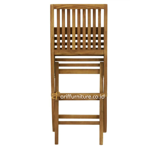 kursi teras kayu jati minimalis modern