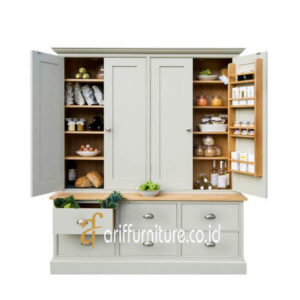 lemari dapur kayu minimalis modern
