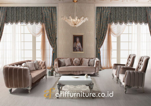 Set Sofa Ruang Tamu Mewah Minimalis