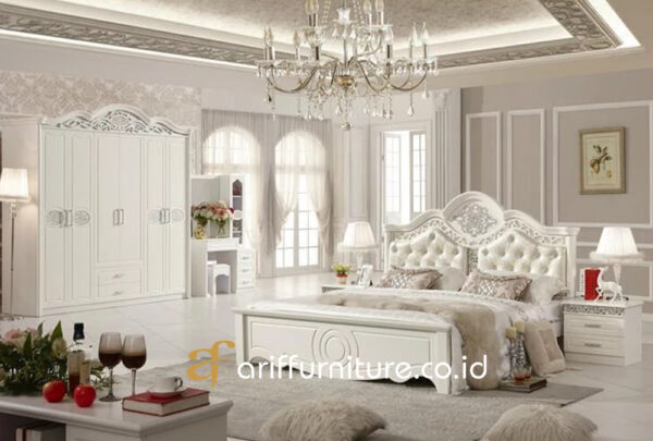 set tempat tidur klasik kayu mewah scaled