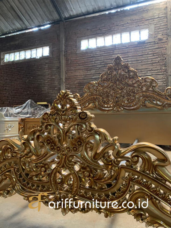 harga tempat tidur ukiran mewah klasik jepara modern