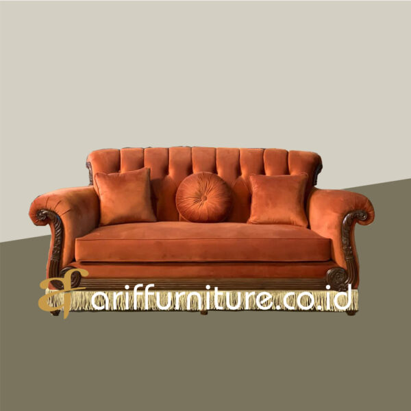 sofa 2 seater ruang tamu murah