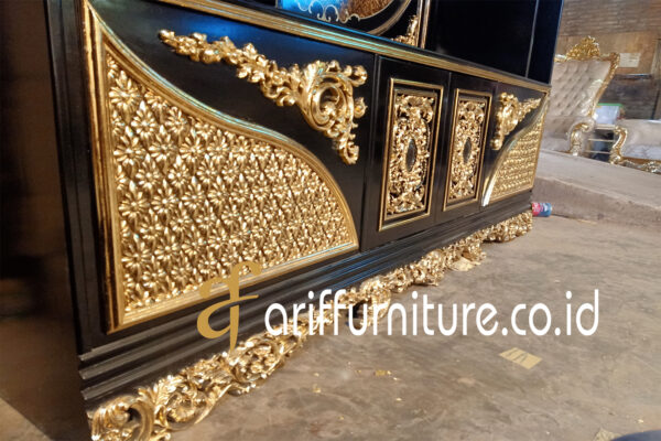 Meja TV Ukiran Custom Jepara Mewah - Gambar 6