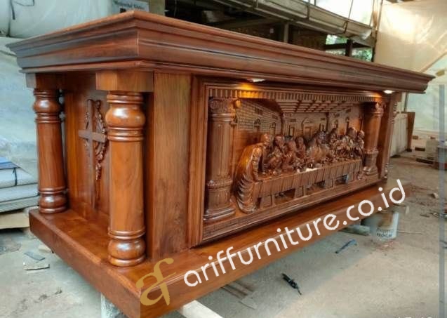 Harga Meja Altar Gereja | ariffurniture.co.id