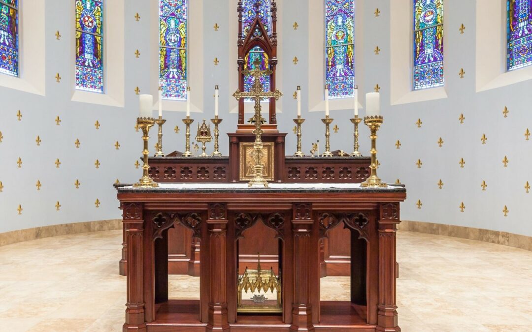 meja altar gereja katolik