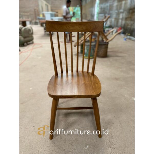 Kursi Cafe Kayu Jati Model Minimalis Retro - Gambar 5