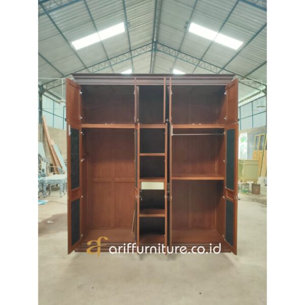 Lemari Pakaian Kaca 5 Pintu Terbaru - Gambar 6