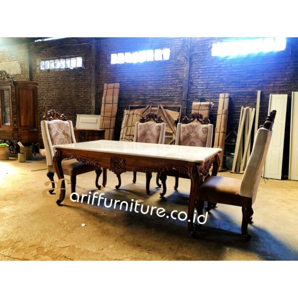 Set Meja Makan 6 Kursi