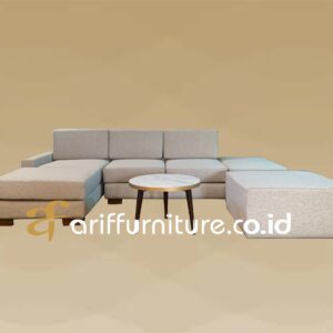 Set Sofa L Tamu Minimalis Modern