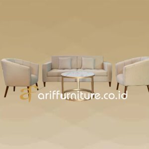 Set Sofa Tamu Jati Minimalis Modern