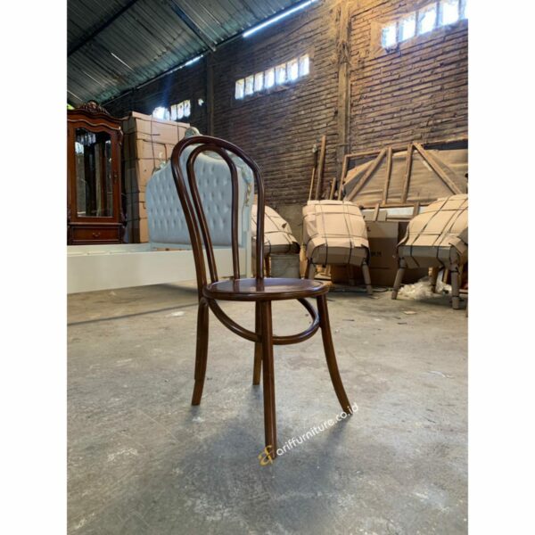 Kursi Cafe Kayu Jati Minimalis Klasik Luxury - Gambar 3