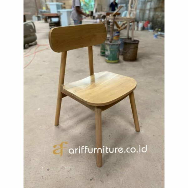 Kursi Cafe Klasik Minimalis Kayu Jati - Gambar 4