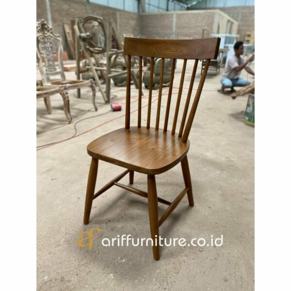 Kursi Cafe Modern Jati Minimalis - Gambar 3