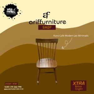 Kursi Cafe Modern Jati Minimalis