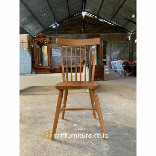 Kursi Cafe Sandaran Jari Jari Elegan - Gambar 2