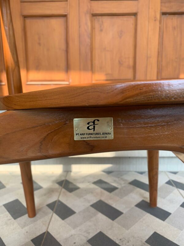 Kursi Cafe Sederhana Kayu Jati - Gambar 4