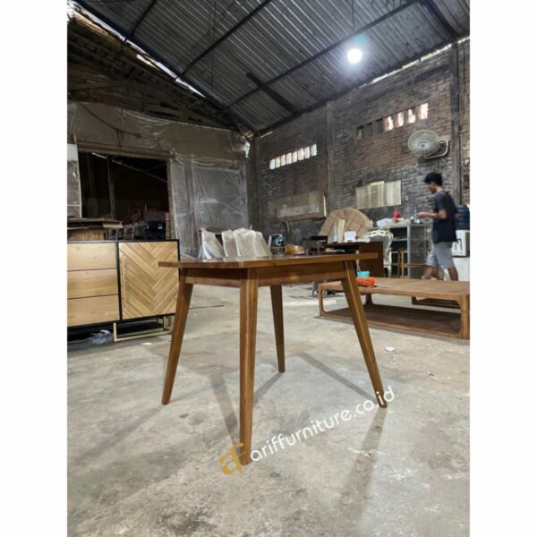 Meja Cafe Minimalis Makan Restoran Kotak - Gambar 4