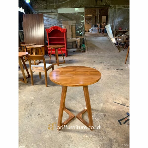 Meja Cafe Scandinavian Japandi - Gambar 2