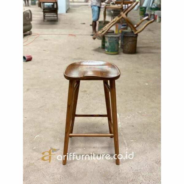 Kursi Bar Jati Berkualitas Minimalis - Gambar 2