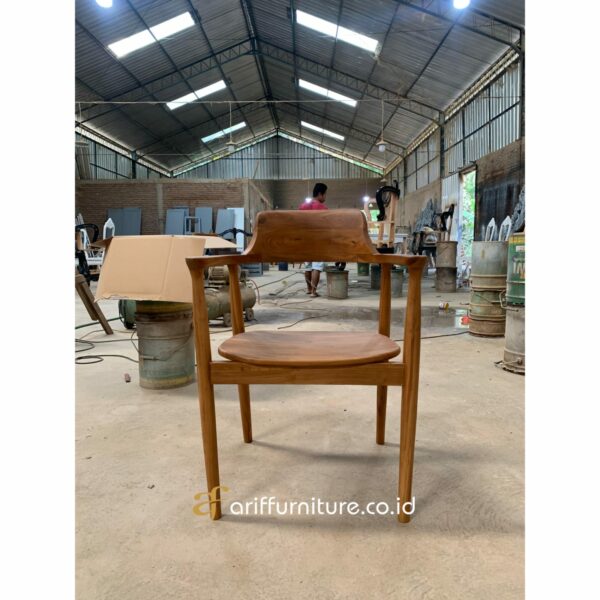 Kursi Cafe Kayu Jati Retro Minimalis - Gambar 2