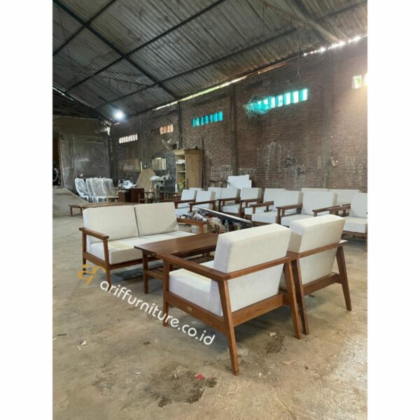 Kursi Cafe Sofa Minimalis Jati - Gambar 2