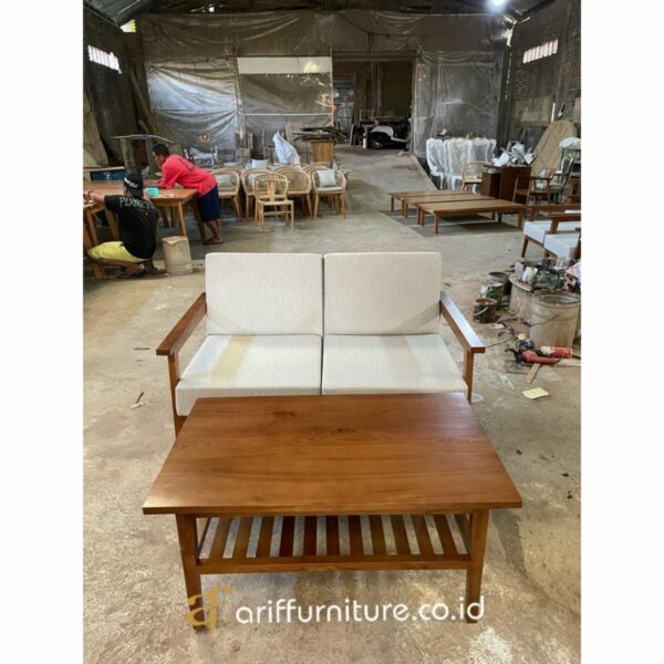 Kursi Cafe Sofa Minimalis Jati - Gambar 5