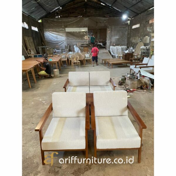 Kursi Cafe Sofa Minimalis Jati - Gambar 6