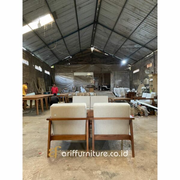 Kursi Cafe Sofa Minimalis Jati - Gambar 7