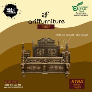 Aesthetic Tempat Tidur Mewah Jepara Luxury King Size