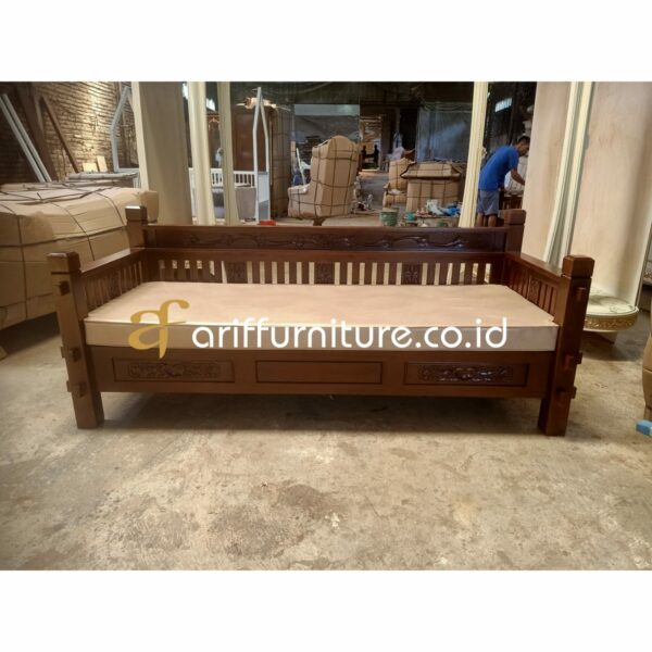 Bale Bale Panjang Minimalis Kayu Jati - Gambar 5