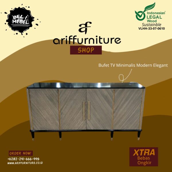 Bufet TV Minimalis Modern Elegant