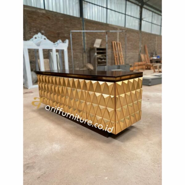 Buffet TV 3D Kayu Jati Minimalis Modern - Gambar 4
