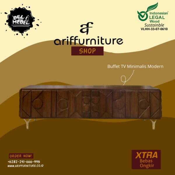 Buffet TV Minimalis Modern Terbaru
