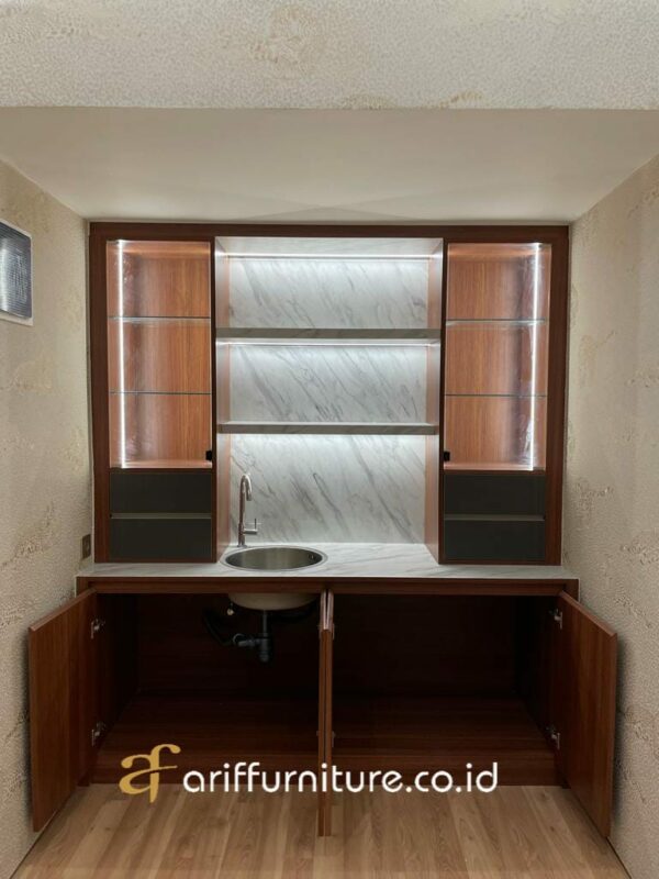 Kitchen Set Lemari Mini Bar Dapur Minimalis - Gambar 2
