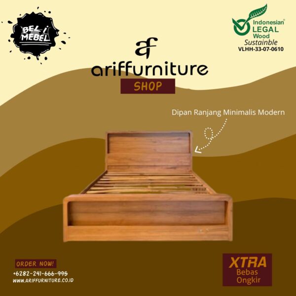 Dipan Ranjang Tempat Tidur Minimalis Modern