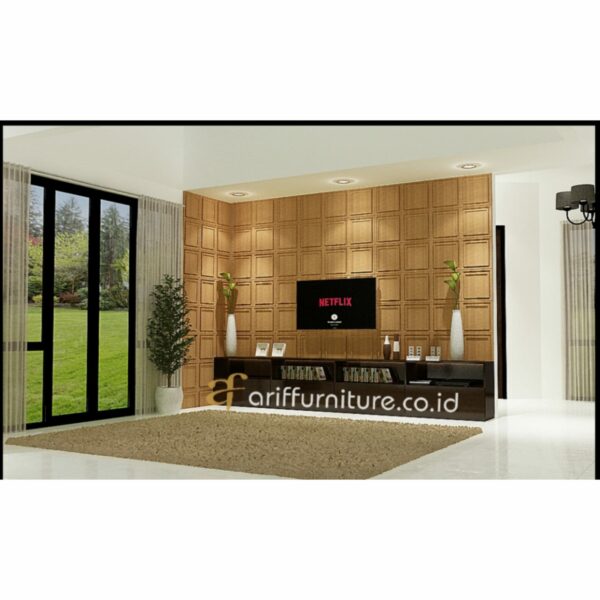 Backdrop Panel Partisi Tv Minimalis - Gambar 6