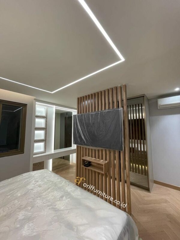 Set Kamar Tempat Tidur Minimalis Modern - Gambar 3