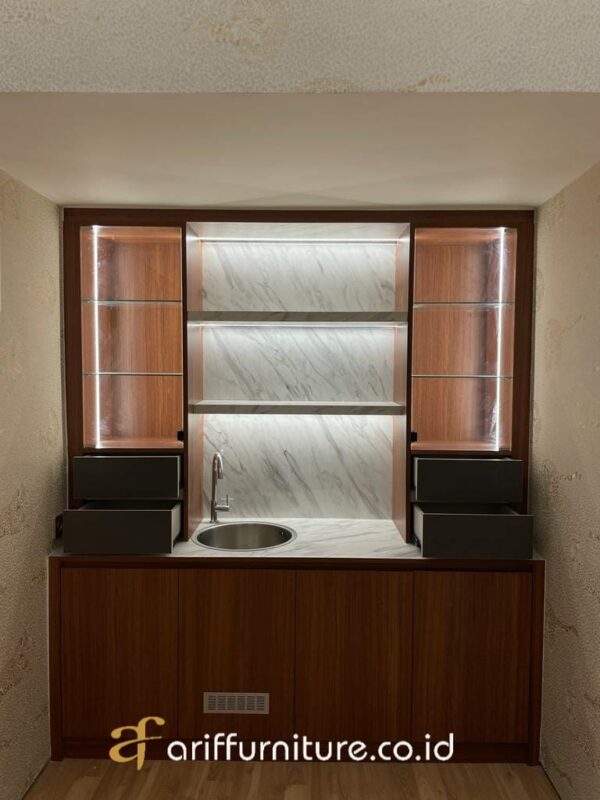 Kitchen Set Lemari Mini Bar Dapur Minimalis - Gambar 4