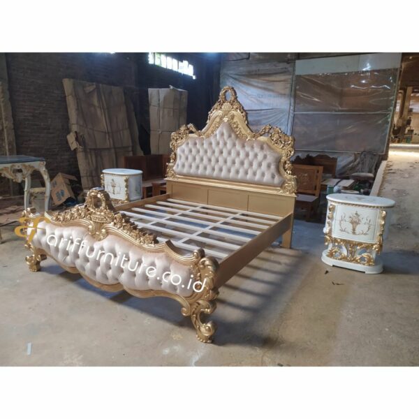 Kamar Tidur Set Mewah Klasik Eropa - Gambar 3