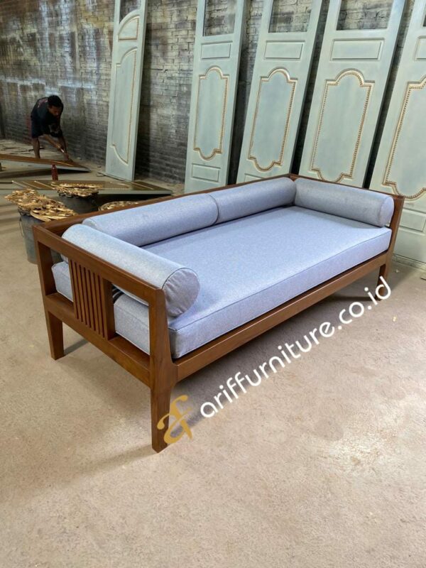 Kursi Bale Bale Minimalis Jati Sofa - Gambar 4