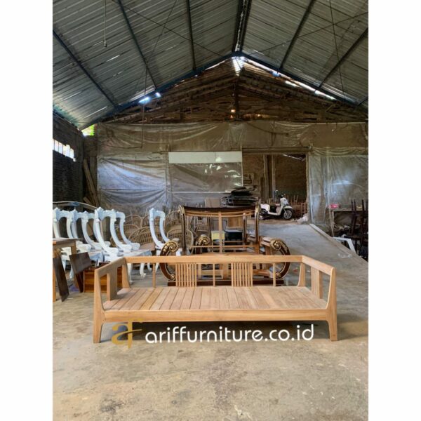 Kursi Bale Bale Minimalis Jati Sofa - Gambar 7