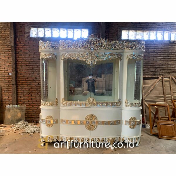 Lemari Hias Mewah Jepara Elegant Duco - Gambar 2