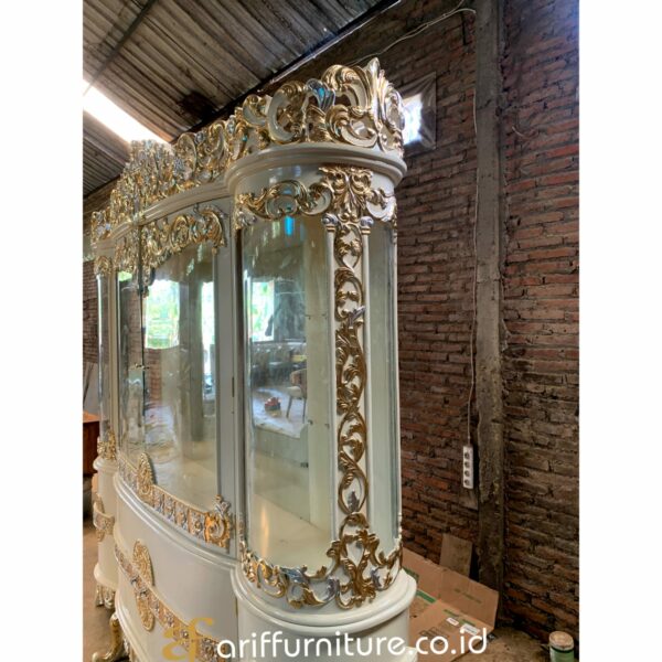 Lemari Hias Mewah Jepara Elegant Duco - Gambar 6