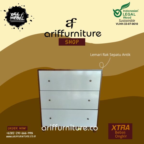 Lemari Rak Sepatu Simple Modern