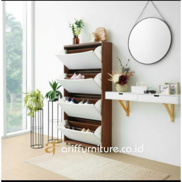 Lemari Rak Sepatu Simple Modern - Gambar 8