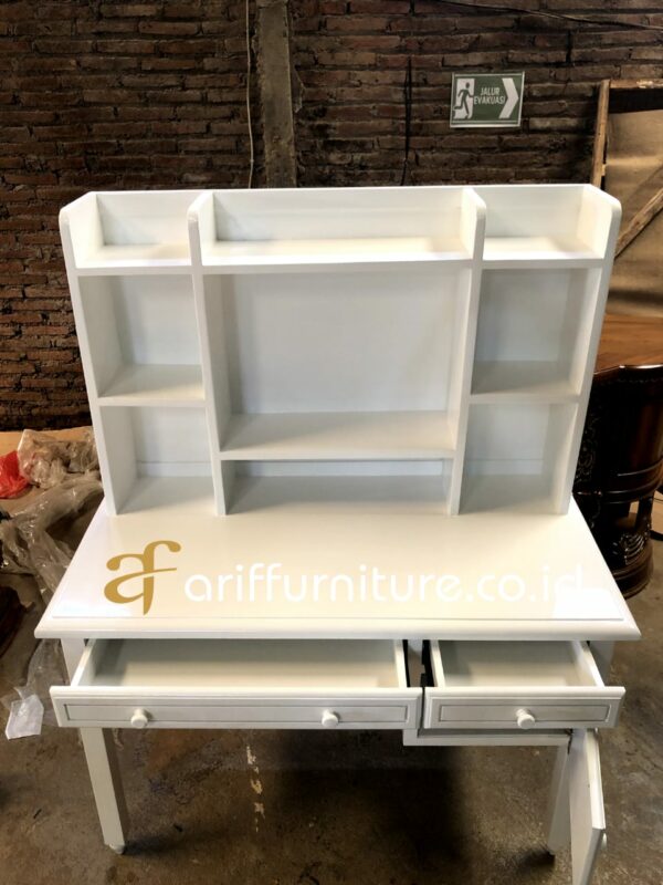 Meja Belajar Kayu Minimalis Modern - Gambar 3
