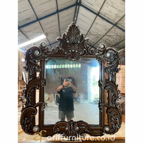 Meja Konsol Ukiran Kayu Jati Jepara - Gambar 6