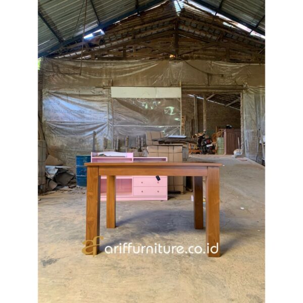 Meja Makan Minimalis Modern Jati Jepara - Gambar 3