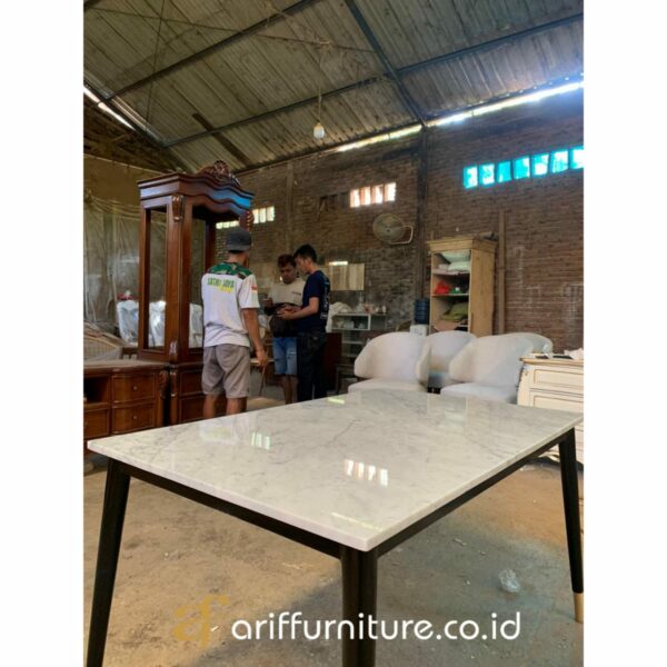 Meja Makan Marmer Minimalis Modern - Gambar 6