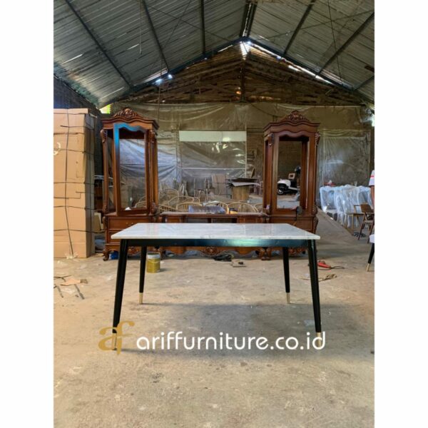 Meja Makan Marmer Minimalis Modern - Gambar 3